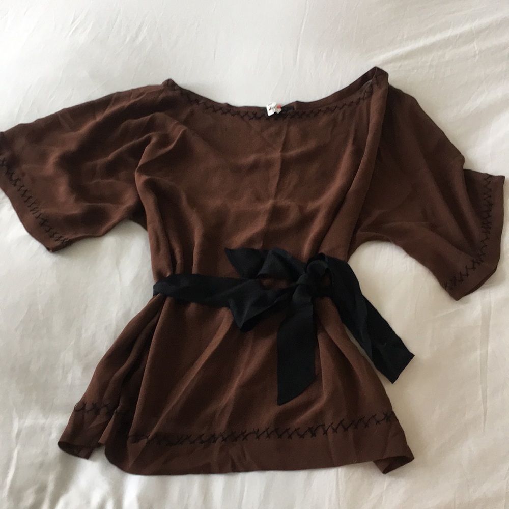 BCBG 100% Silk Top